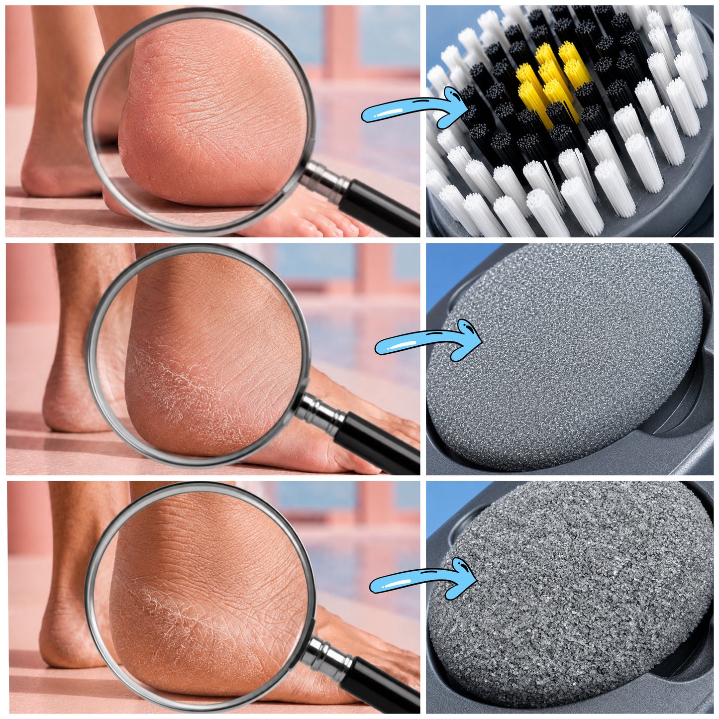 Tootsie Scrubber™ — Hands-Free Waterproof Rechargeable Foot Care System