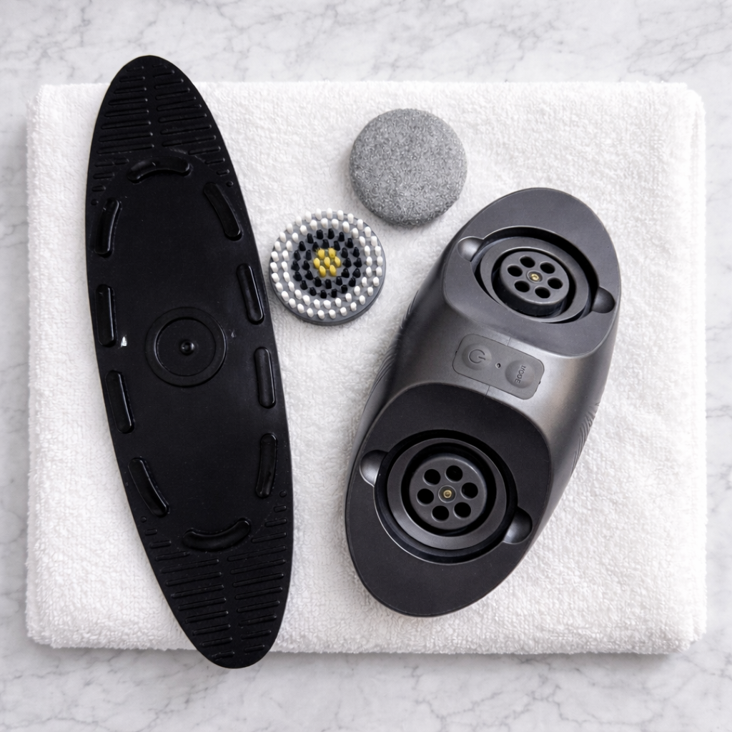 Electric Foot Callus Remover Rechargeable — Waterproof Hands-Free Pedicure Tool for Hard Skin & Cracked Heels