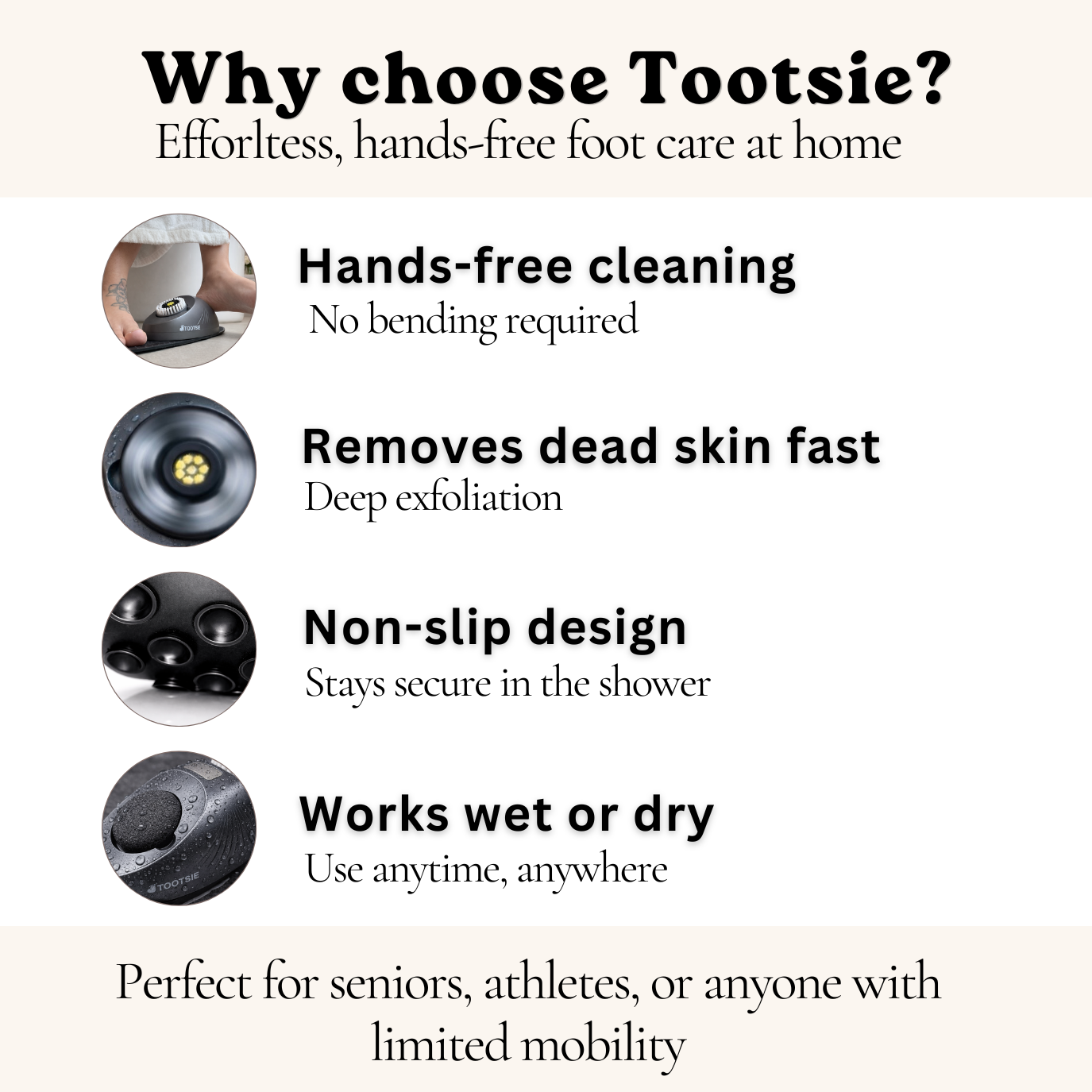 Electric Foot Callus Remover Rechargeable — Waterproof Hands-Free Pedicure Tool for Hard Skin & Cracked Heels