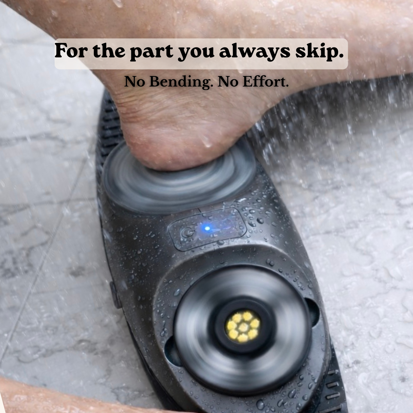 Electric Foot Callus Remover Rechargeable — Waterproof Hands-Free Pedicure Tool for Hard Skin & Cracked Heels